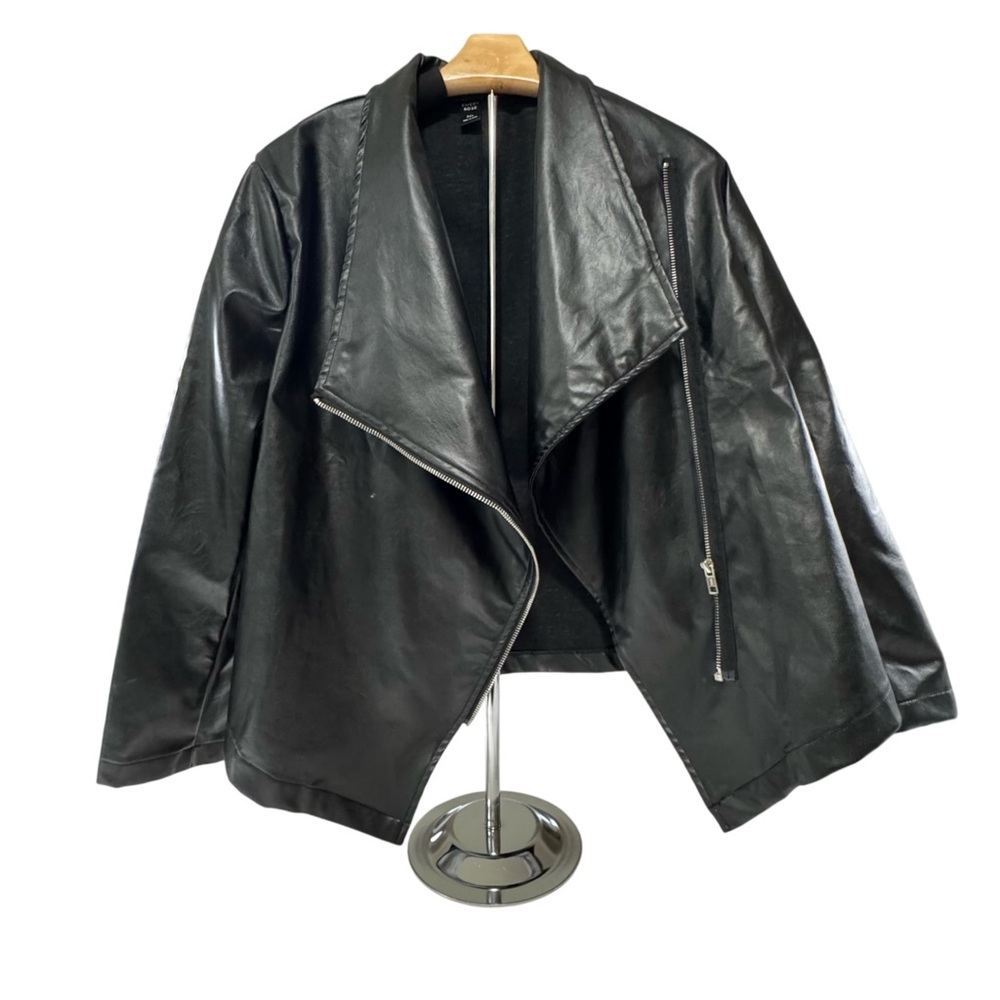 Black Leather Jacket - Emery Rose